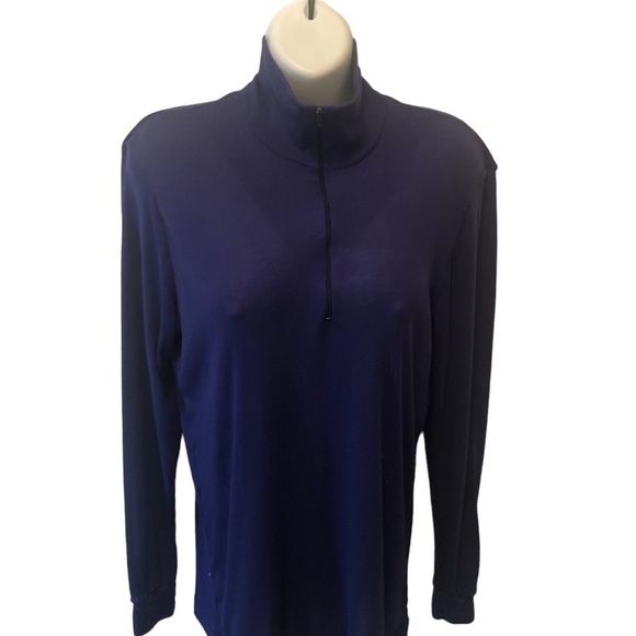 Patagonia Capilene Midweight 1/4 Zip Neck Sz.L Layering Top Cozy Purple - Picture 2 of 7